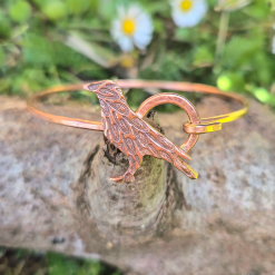 Crow Bare Copper Bracelet