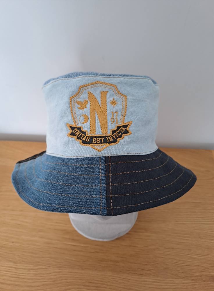 DENIM BUCKET HAT - Adams Family DENIM BUCKET HAT - Adams Family