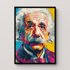 Albert Einstein Wall Art Poster Print