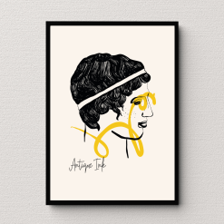 Antique Ink 2 Wall Art Poster Print