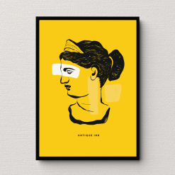 Antique Ink Wall Art Poster Print