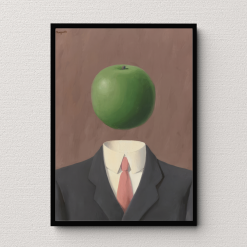 Apple Head Wall Art Poster Print