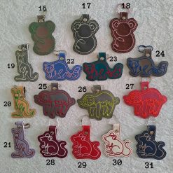 CONTINUOUS LINE ANIMALS & KIDS DESIGNS - BAG TAGS KEYRINGS over 180 designs 2 CONTINUOUS LINE ANIMALS & KIDS DESIGNS - BAG TAGS KEYRINGS over 180 designs 2