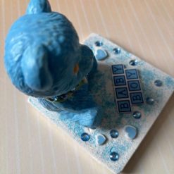Handmade baby boy blue teddy bear keepsake 🧸💙 1