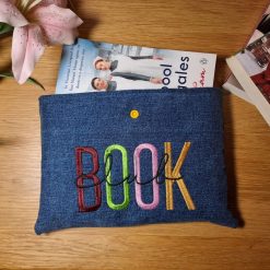 Book sleeve - BOOK CLUB - Blue denim