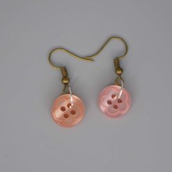 mismatching button earrings length 11mm width 11mm