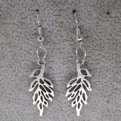 silver Branch earrings length 47mm width 12mm 1 silver Branch earrings length 47mm width 12mm 1