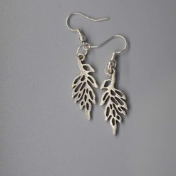 silver Branch earrings length 47mm width 12mm