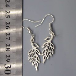 silver Branch earrings length 47mm width 12mm 2 silver Branch earrings length 47mm width 12mm 2