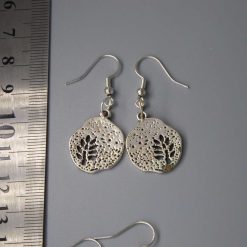 silver tree of life earrings length 25mm width 23mm 2 silver tree of life earrings length 25mm width 23mm 2