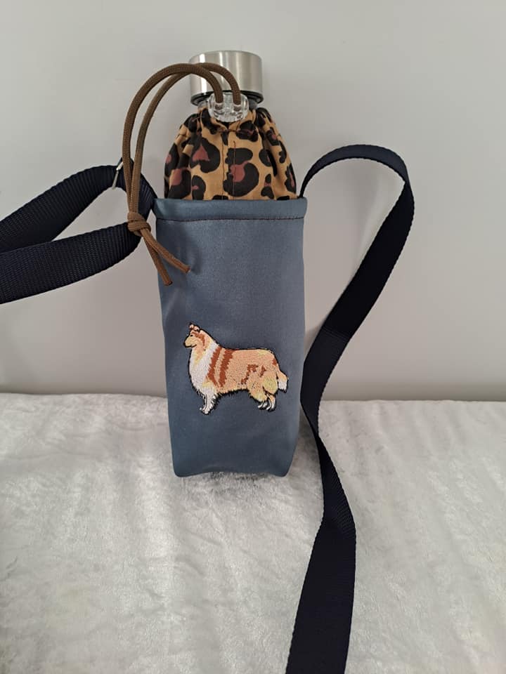 EMBROIDERED DOG BREEDS water bottle carrier/holder + FREE BOTTLE EMBROIDERED DOG BREEDS water bottle carrier/holder + FREE BOTTLE