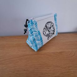 DACHSHUND Embroidered Medium cosmetic bag pouch Dog Lover 1