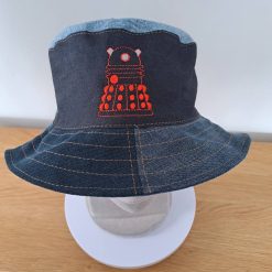 DENIM BUCKET HAT - Dr Who - Dalek