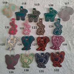 CONTINUOUS LINE ANIMALS & KIDS DESIGNS - BAG TAGS KEYRINGS over 180 designs 9 CONTINUOUS LINE ANIMALS & KIDS DESIGNS - BAG TAGS KEYRINGS over 180 designs 9