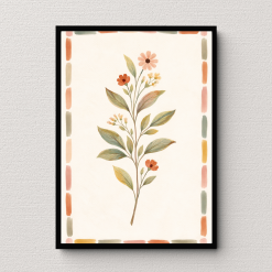 Field Flowers Wall Art Poster Print