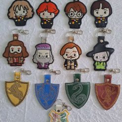 FANDOM KEYRING KEYFOB. Chibi Harry P, Ron, Neville, Hermione, Hagrid, Shields & more.