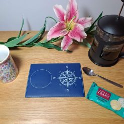 COMPASS Large Drinks Coaster, Mug rug