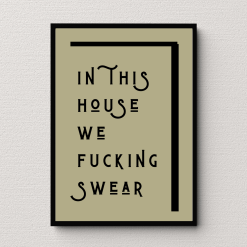 In This House Wall Art Poster Print