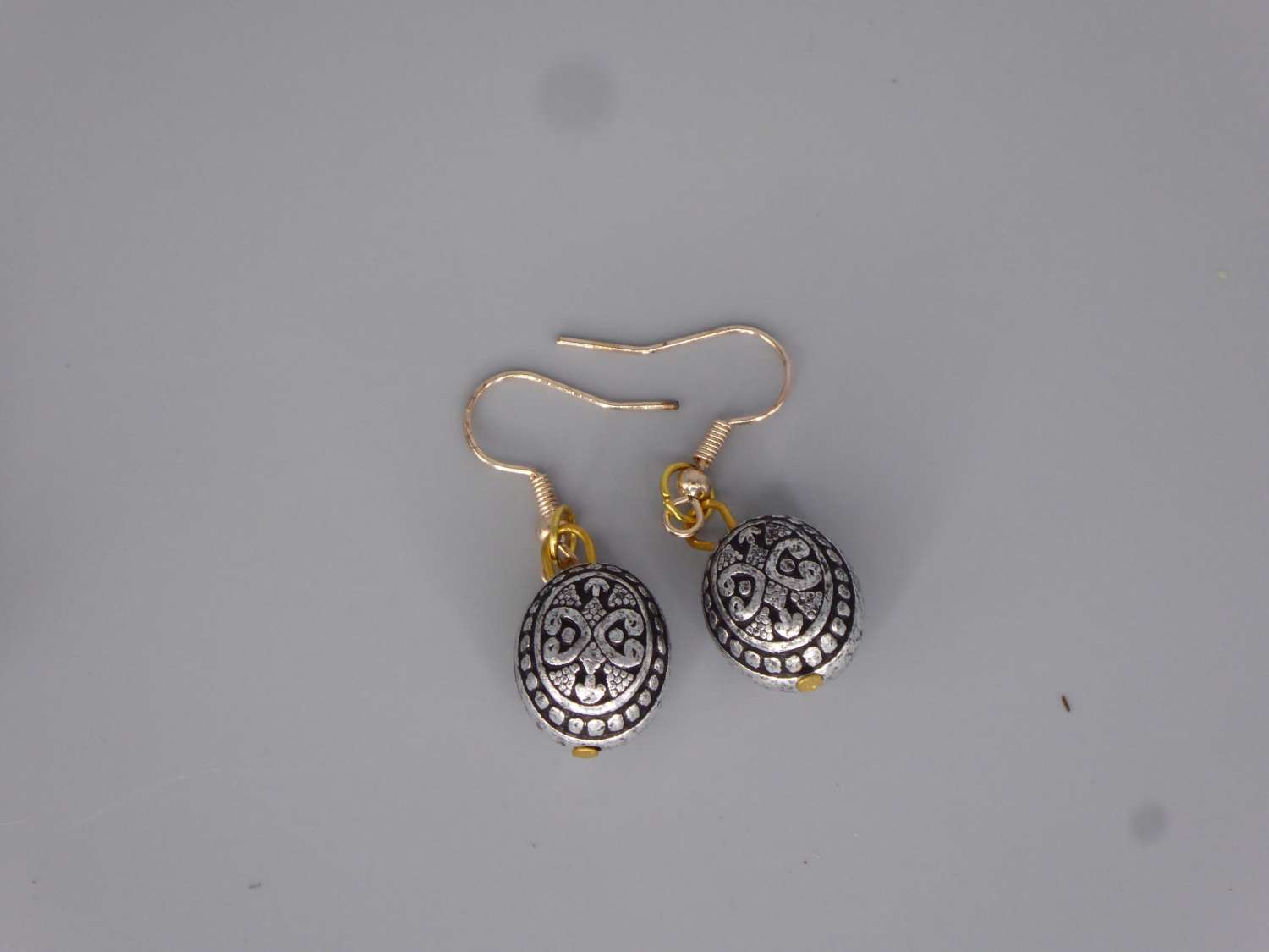 silver-toned filigree drop earrings length 20mm width 14mm silver-toned filigree drop earrings length 20mm width 14mm
