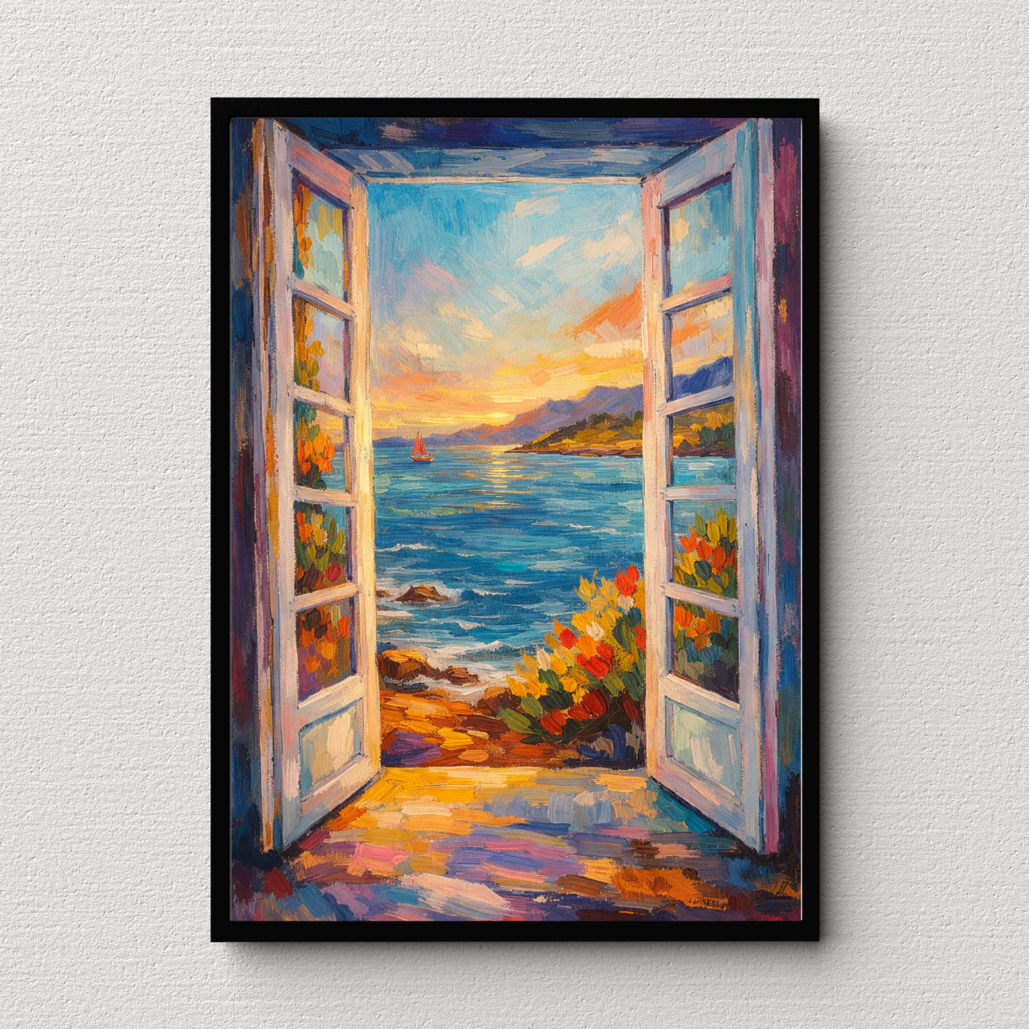 Open Window Wall Art Poster Print Open Window Wall Art Poster Print