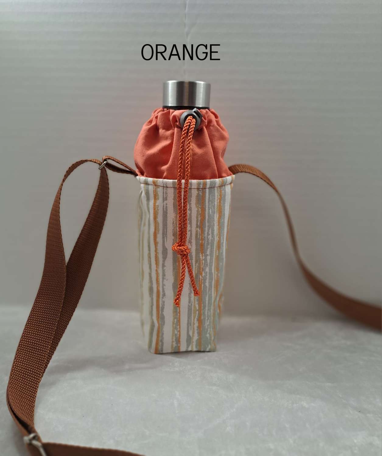 UNEVEN STRIPES Embroidered water bottle carrier/holder + FREE BOTTLE UNEVEN STRIPES Embroidered water bottle carrier/holder + FREE BOTTLE
