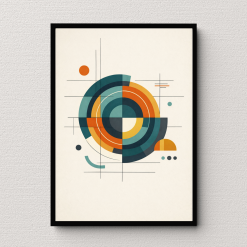 Orbit Study Wall Art Poster Print