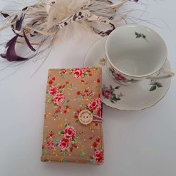 TEA WALLET - Travel tea bag holder - Filled with Twinings Tea sachets- Ditsy Roses print design