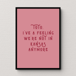 Toto I've A Feeling Wall Art Poster Print