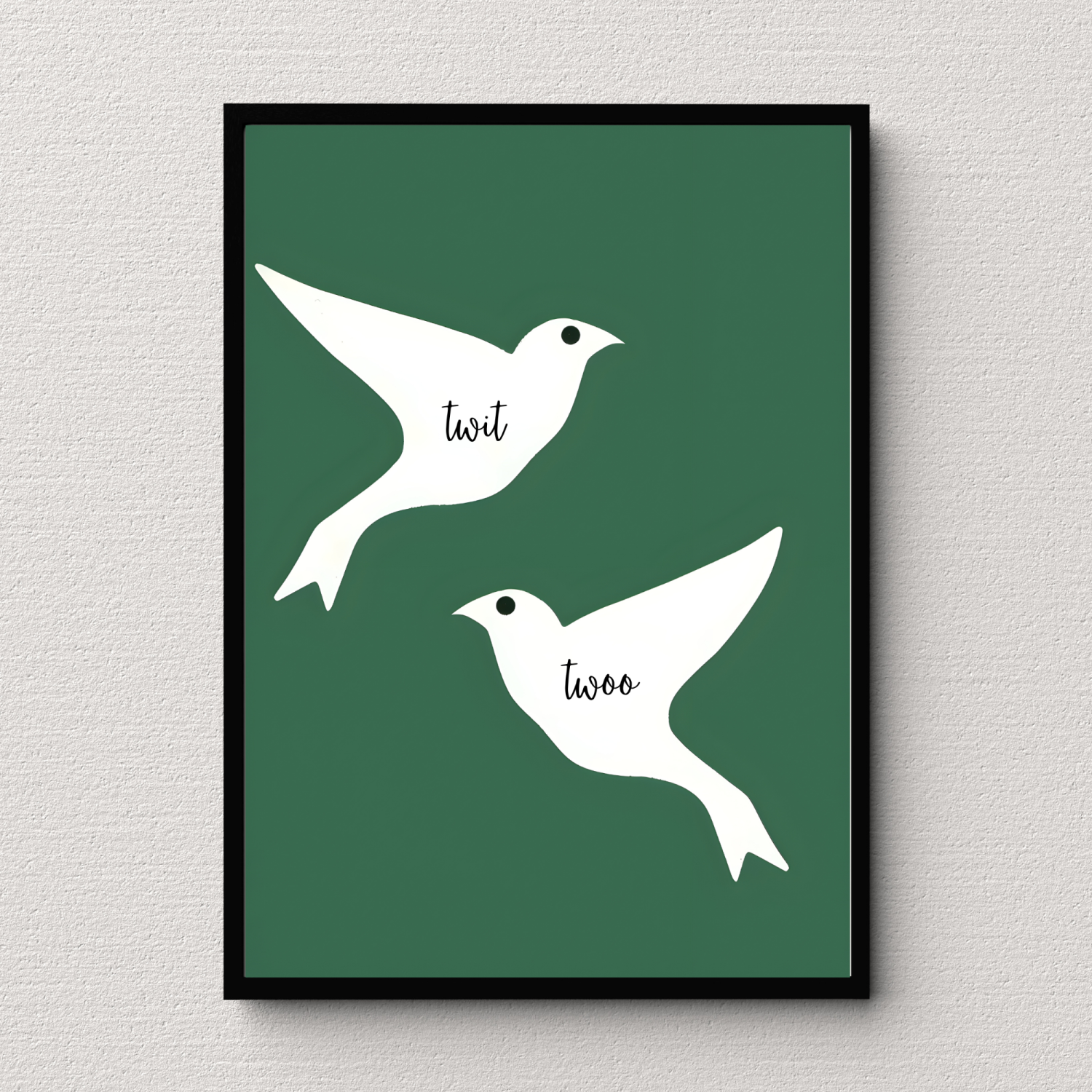 Twit Twoo Wall Art Poster Print Twit Twoo Wall Art Poster Print
