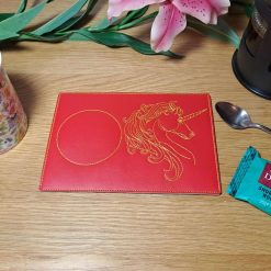 UNICORN Large Drinks Coaster, Mug rug