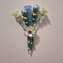 Beaded Flower Bouquet - Magnet (7-8cm) - Design 5