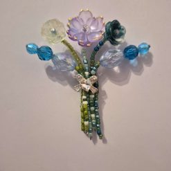 Beaded Flower Bouquet - Magnet (7-8cm) - Design 9