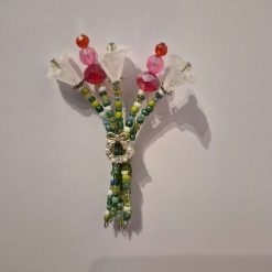 Beaded Flower Bouquet - Magnet (7-8cm) - Design 13