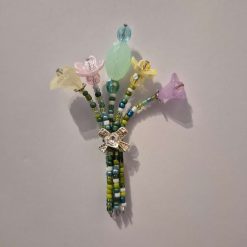 Beaded Flower Bouquet - Magnet (7-8cm) - Design 15