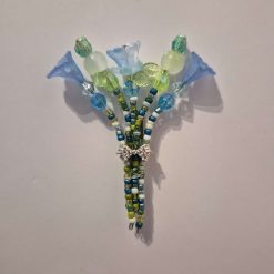 Beaded Flower Bouquet - Magnet (7-8cm) - Design 16