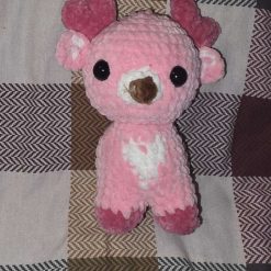Small Deer Plush | Handmade Crochet Fawn | UKCA Tested | Woodland Animal Plushie | Custom Colours