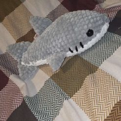 Handmade Shark Plush | Crochet Sea Animal | UKCA Tested | Soft Ocean Plushie | Custom Colours