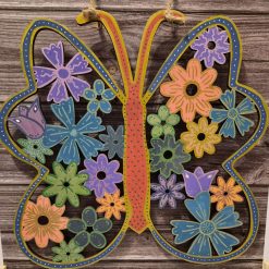 Hand Painted Wooden Plaque - Bee - Bronzed Bee