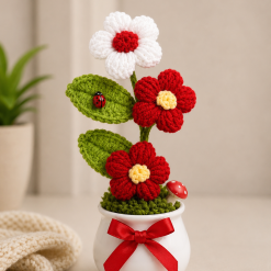 Crochet handmade flower