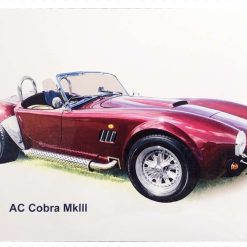 AC Cobra Mk111 - Aluminium Plaque 203 x 304mm - Ideal for the American Fan