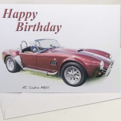 AC Cobra Mklll - Birthday, Anniversary, Retirement or Plain Greeting Card