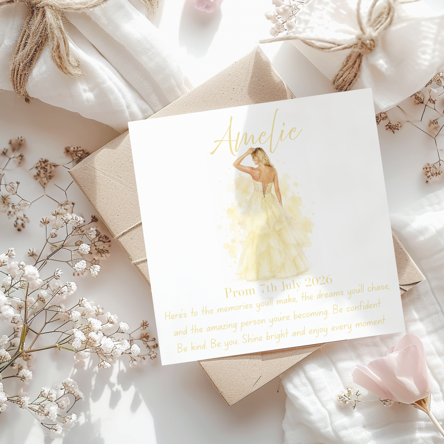 Personalised Prom Card Personalised Prom Card