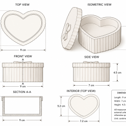 Heart-Shaped Ceramic Candle 3