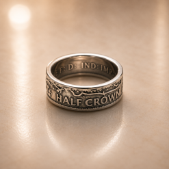 1948 Half Crown Coin Ring