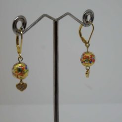 Murano Glass Bead Earrings