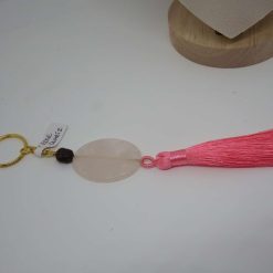 Abalone Key Ring - Silver Hardware