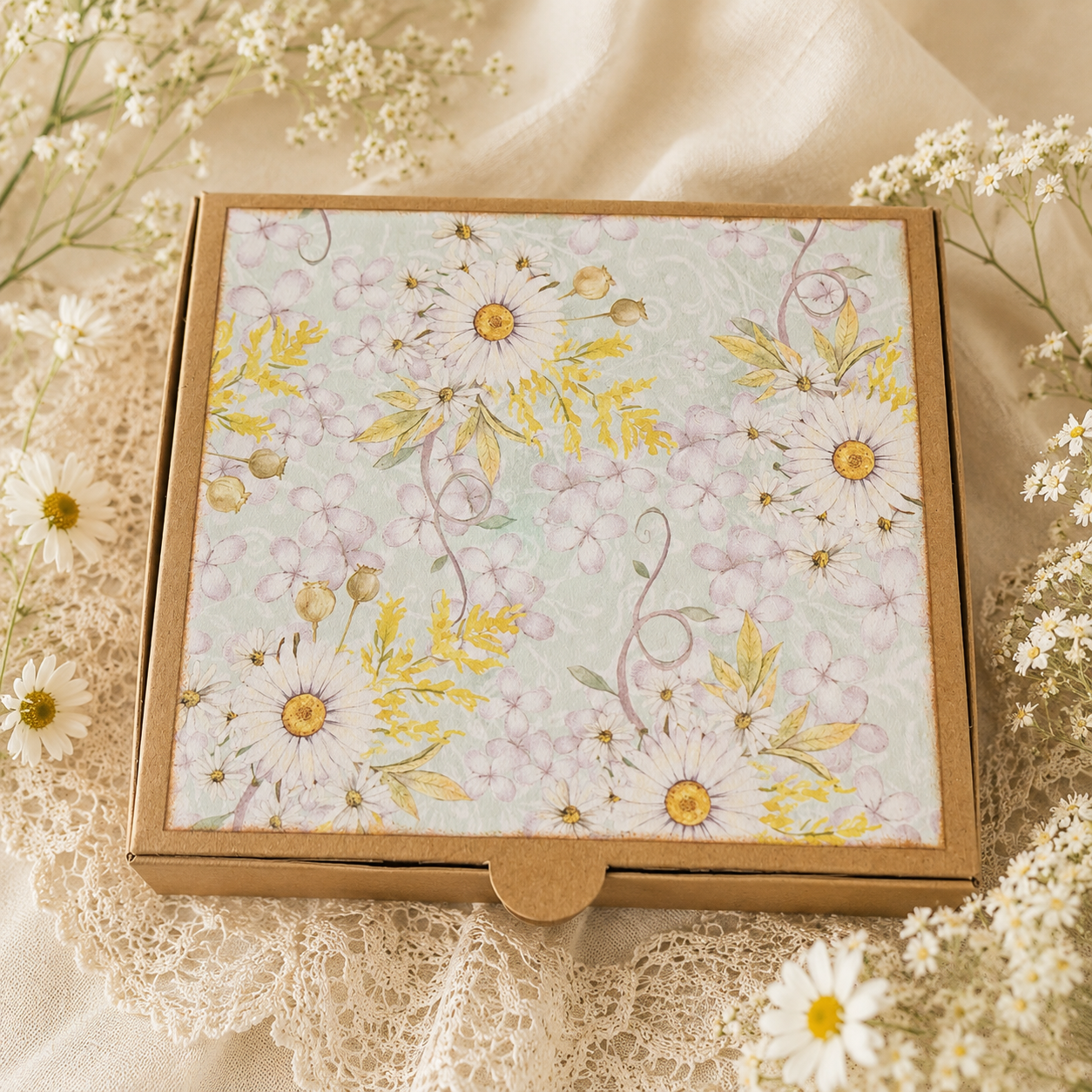 Handmade Floral Notebook - Daisy Handmade Floral Notebook - Daisy