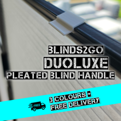 Blinds2go DuoLuxe (ClickFIT) pleated blind compatible handle blind opener closer