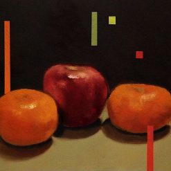 "Glitched Still Life 7" - Original Oil Painting