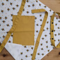 Small child's apron -Bees